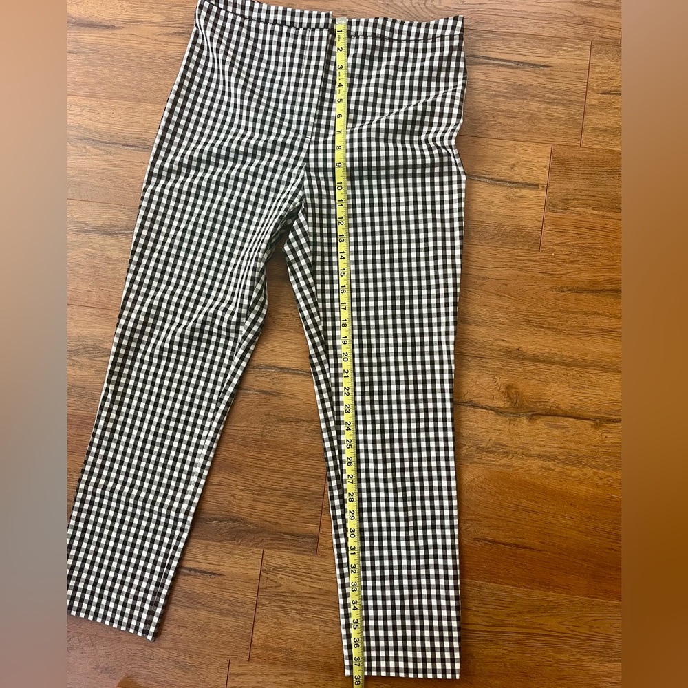 Women’s Black and White Checkered Pants - Picture 6 of 6